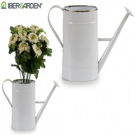 Comprar Macetero Regadera Blanca 38X10,5X24 Cm  Ibergarden 144289 al Mejor Precio