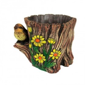 Comprar Macetero Tronco Pajaro 17,8X15X12,5 Cm  Fedor 145034 al Mejor Precio