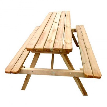Comprar Mesa 180X170 + 2 Bancos Abatibles Madera 6 Plazas  Forest 208509 al Mejor Precio