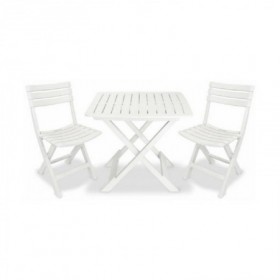 Comprar Mesa 80X72X70 Cm Plegable + 2 Sillas Pleg Camping Conjunto Progarden 206958 al Mejor Precio