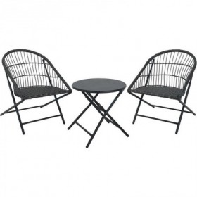 Comprar Mesita 45 Cm + 2 Sillones Plegables Conjunto Ambiance 206913 al Mejor Precio