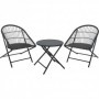 Comprar Mesita 45 Cm + 2 Sillones Plegables Conjunto Ambiance 206913 al Mejor Precio