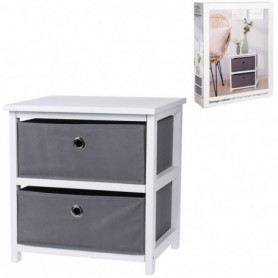 Comprar Mueble Madera 2 Cajones 35X30X15 Cm  Importacion 17098 al Mejor Precio