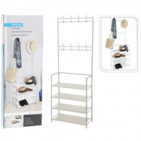 Comprar Mueble Metal 4 Estantes + 8G 60X26X155 Cm Blanco  Storage 208104 al Mejor Precio