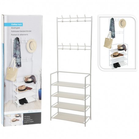Comprar Mueble Metal 4 Estantes + 8G 60X26X155 Cm Blanco  Storage 208104 al Mejor Precio