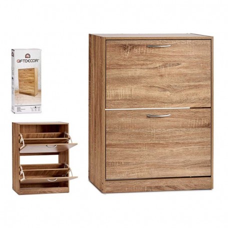 Comprar Mueble Zapatero Madera 60X24X80 Cm  Giftdecor 17080 al Mejor Precio