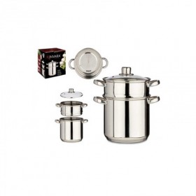 Comprar Olla Al Vapor Inoxidable 6 Litros  Kinvara 172051 al Mejor Precio