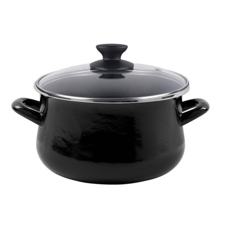 Comprar Olla Black Tapa Vidrio 24 Cm  Magefesa 2065 al Mejor Precio