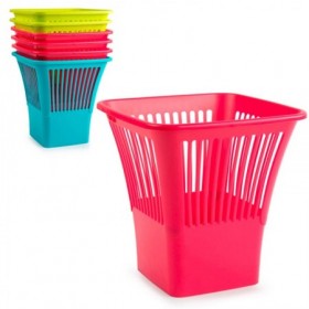 Comprar Papelera Cuadrada 29X29 Cm Surtida  Plasticforte 35219 al Mejor Precio