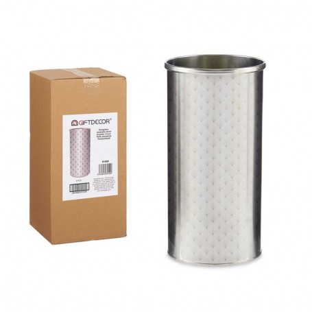 Comprar Paraguero Metal Plata Rombos 22X43,8 Cm  Giftdecor 15101 al Mejor Precio