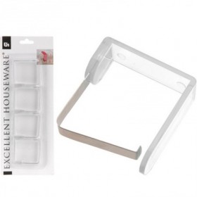Comprar Pinzas Sujetamanteles Transparentes  Blister 4 Excellent 19167 al Mejor Precio