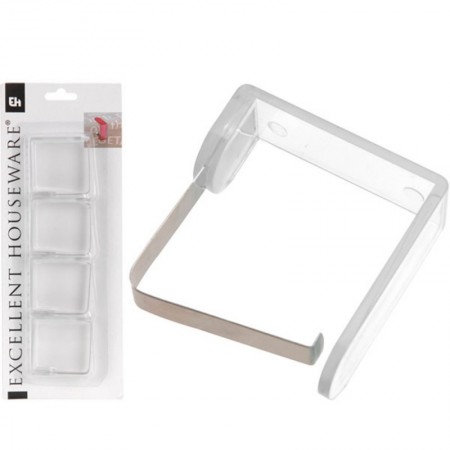 Comprar Pinzas Sujetamanteles Transparentes  Blister 4 Excellent 19167 al Mejor Precio