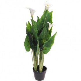 Comprar Planta Artificial + Maceta 100 Cm Cala  Importacion 18564 al Mejor Precio