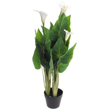 Comprar Planta Artificial + Maceta 100 Cm Cala  Importacion 18564 al Mejor Precio