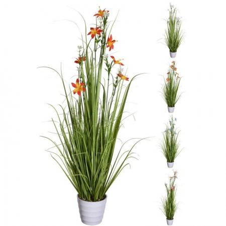 Comprar Planta Artificial + Maceta 100 Cm Flores Surtida  Importacion 18569 al Mejor Precio
