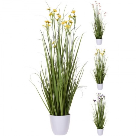 Comprar Planta Artificial + Maceta 95 Cm Flores Surtida  Importacion 18568 al Mejor Precio