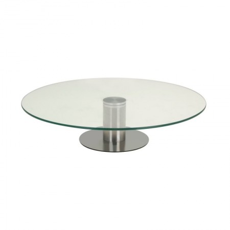 Comprar Plato Tarta Vidrio Inoxidable 30 Cm  Excellent 20472 al Mejor Precio