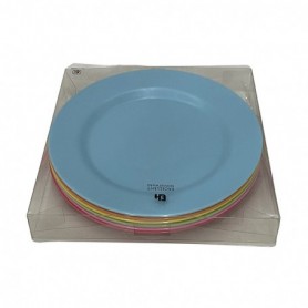 Comprar Platos Plastico 20 Cm Colores Lote 6 Excellent 20199 al Mejor Precio