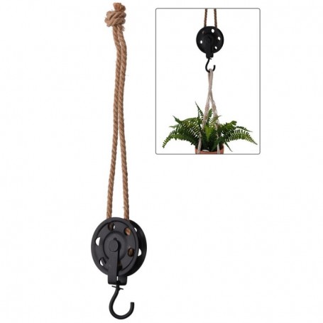 Comprar Polea 10 Cm Decoracion + Cuerda 73 Cm  Importacion 146092 al Mejor Precio