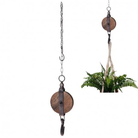 Comprar Polea 12 Cm Decoracion + Cuerda 100 Cm  Importacion 146091 al Mejor Precio