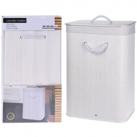 Comprar Pongotodo Bambu Blanco 40X30X60 Cm  Storage 31135 al Mejor Precio