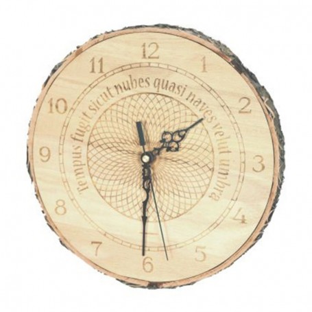 Comprar Reloj Madera Redondo Tempus 25 Cm  Fedor 146067 al Mejor Precio