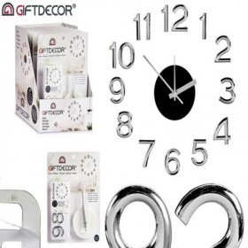 Comprar Reloj Pared/Pegatina 10X18 Cm Blister Giftdecor 262788 al Mejor Precio