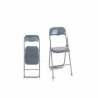 Comprar Silla Plegable Metal Gris Brillo  Giftdecor 208106 al Mejor Precio