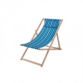 Comprar Sillon Playera Tela Madera 97X56X85 Cm  Probeach 17091 al Mejor Precio