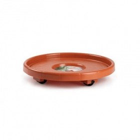 Comprar Soporte Macetas Ruedas Marron 34 Cm  Plasticforte 35049 al Mejor Precio
