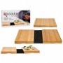 Comprar Tabla Bambu Placa Vitro 28 Cm Lote 2 Kinvara 24041 al Mejor Precio