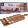 Comprar Tabla Madera Quesos + 3 Accesorios  Excellent 24098 al Mejor Precio
