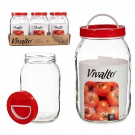 Comprar Tarro Bote Vidrio Asa 2 Litros  Vivalto 20484 al Mejor Precio