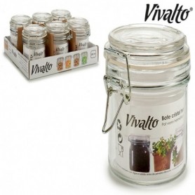 Comprar Tarro Vidrio Cierre Hermetico 250 Ml  Vivalto 20521 al Mejor Precio