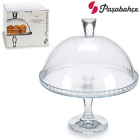Comprar Tartera Vidrio Pie Y Tapa 32 Cm  Pasabahce 20520 al Mejor Precio
