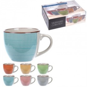 Comprar Tazas Cafe Loza Colores 9 Cl Estuche 6 Excellent 257091 al Mejor Precio