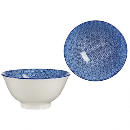 Comprar Tazon Bol Onda Japon Azul 16X8 Cm  Arteregal 257102 al Mejor Precio