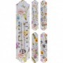 Comprar Termometro Metal Flores 29,5X6,5 Cm  Importacion 23032 al Mejor Precio