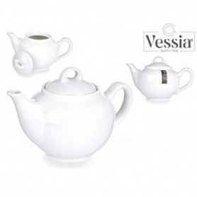 Comprar Tetera Porcelana Blanca 550 Ml  Vessia 257094 al Mejor Precio