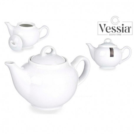 Comprar Tetera Porcelana Blanca 550 Ml  Vessia 257094 al Mejor Precio