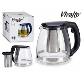 Comprar Tetera Vidrio Filtro 1,2L 68837  Vivalto 20550 al Mejor Precio