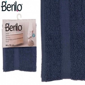 Comprar Toalla Baño 50X90 Cm Azul  Berilo 173132 al Mejor Precio