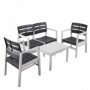 Comprar Tresillo Surabaya Sin Cojines Bicolor Conjunto Progarden 206673 al Mejor Precio