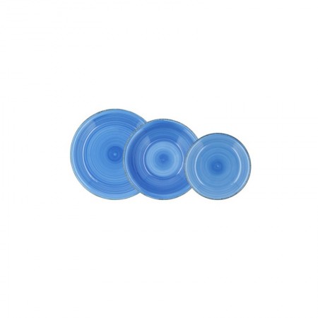 Comprar Vajilla Loza Vita Azul 18 Piezas  Quid 1363 al Mejor Precio