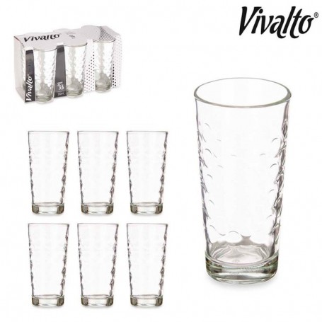 Comprar Vasos Agua Circulos 200 Ml Lote 6 Vivalto 20529 al Mejor Precio