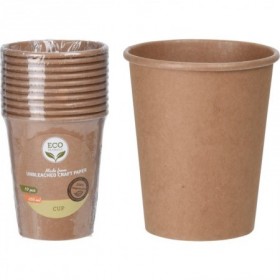 Comprar Vasos Carton 250 Ml 10 Piezas Lote 10 Ecofriendly 207211 al Mejor Precio