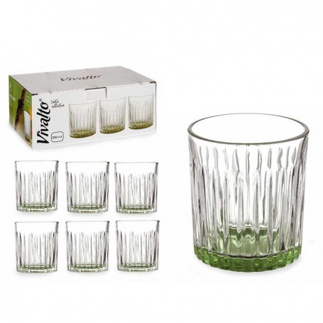 Comprar Vasos Fondo Verde 330 Ml Estuche 6 Vivalto 20499 al Mejor Precio