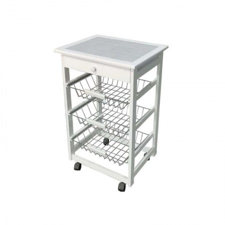 Comprar Verdulero Blanco 3 Cajones Cullera 76X47 Cm  Wurko 24034 al Mejor Precio
