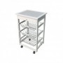Comprar Verdulero Blanco 3 Cajones Cullera 76X47 Cm  Wurko 24034 al Mejor Precio