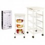 Comprar Verdulero Madera Blanco 37X37X76 Cm  Kinvara 24039 al Mejor Precio